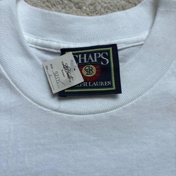 NWT Vintage Chaps Ralph Lauren L t-shirt Fishing boats - Picture 5 of 13